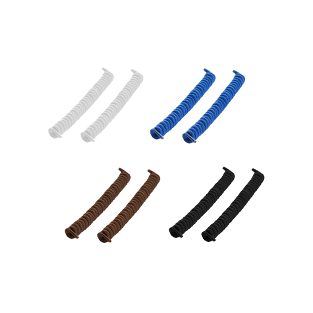 Curly Elastic Shoelaces (1 Pair)